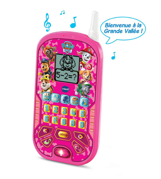 PAT PATROUILLE – LE SMARTPHONE ÉDUCATIF ROSE – VTECH