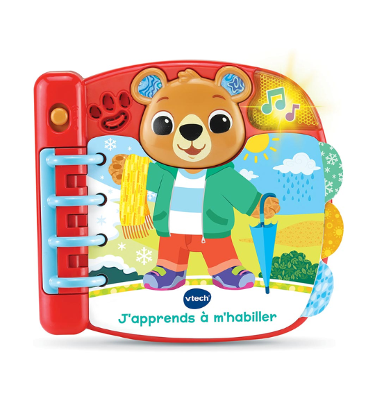 LIVRE INTERACTIF – J’APPRENDS À M’HABILLER – VTECH