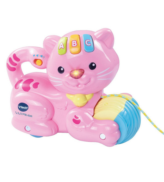 JOUET À TIRER – 1,2,3 P’TIT CHAT ROSE – VTECH