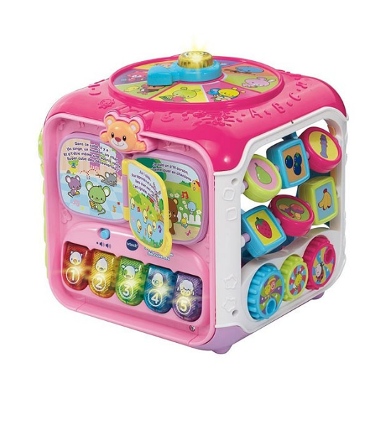 SUPER CUBE DES DÉCOUVERTES ROSE – VTECH