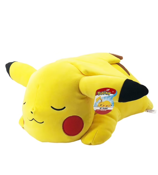 PELUCHE POKÉMON PIKACHU QUI DORT 40 CM – BANDAI