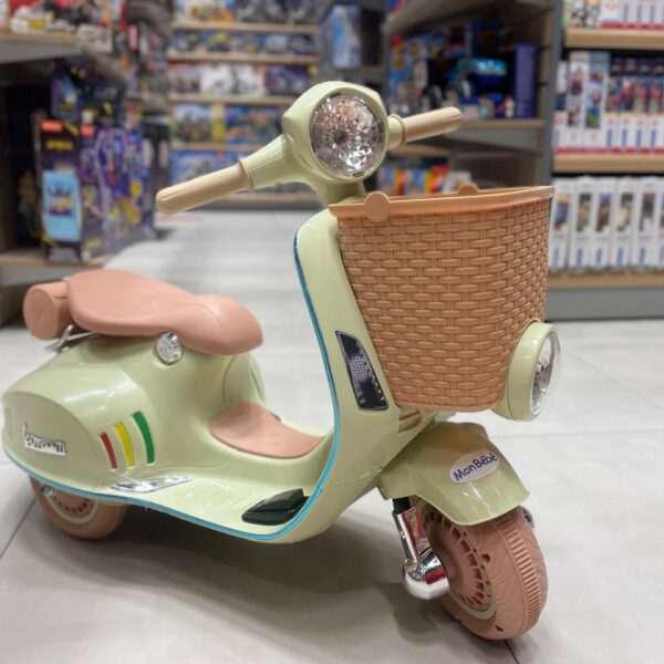 MOTO ÉLECTRIQUE VESPA KIDS 12V POUR ENFANTS – MON BÉBÉ