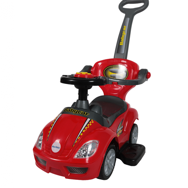 BABY CAR 3 EN 1 CANNE ROUGE – MON BÉBÉ